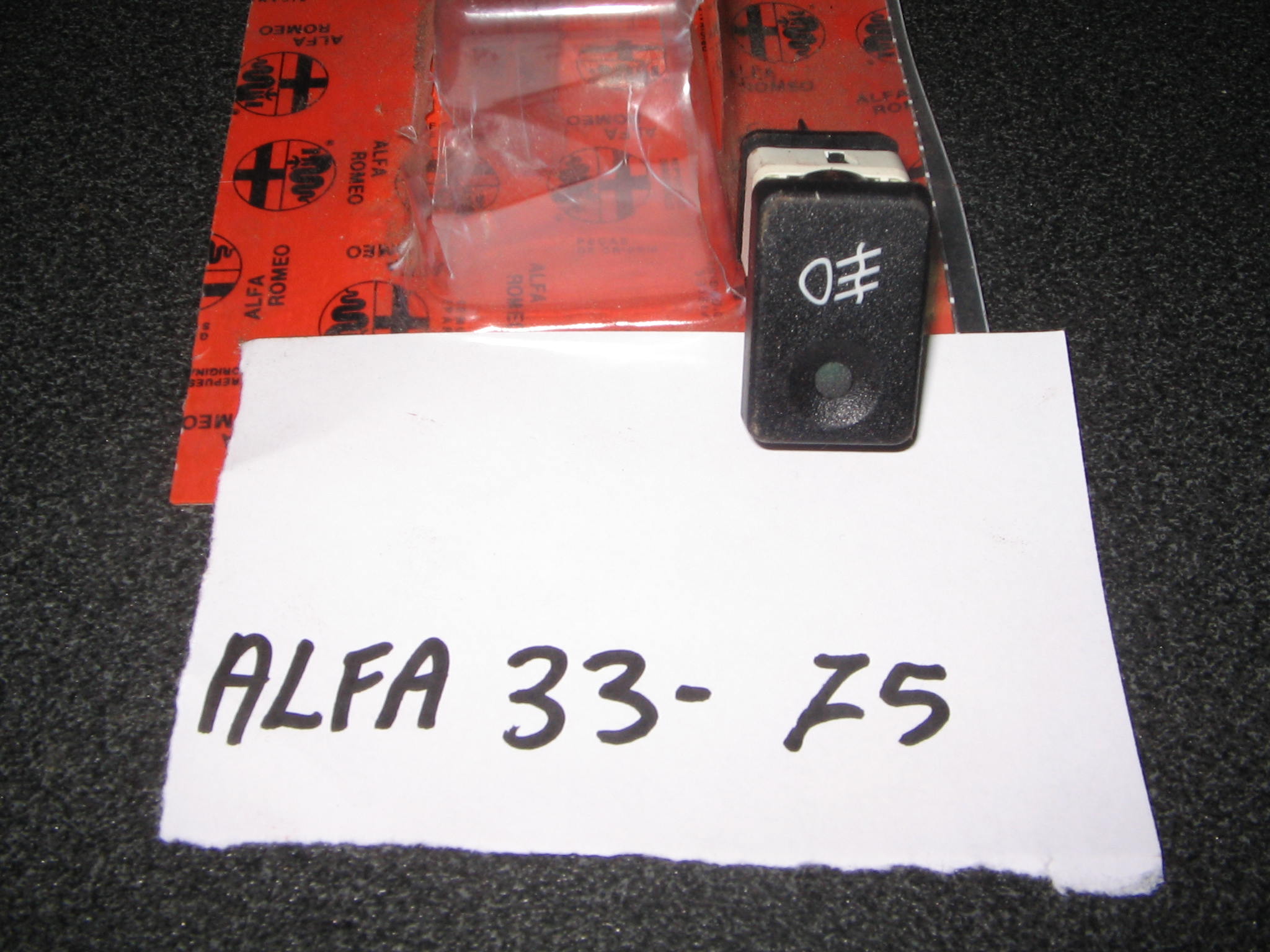 ALFA ROMEO 33 -75 INT FENDINEBBIA ART 1151